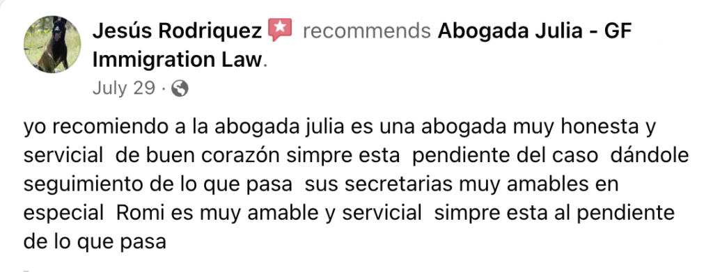 Abogada Julia review