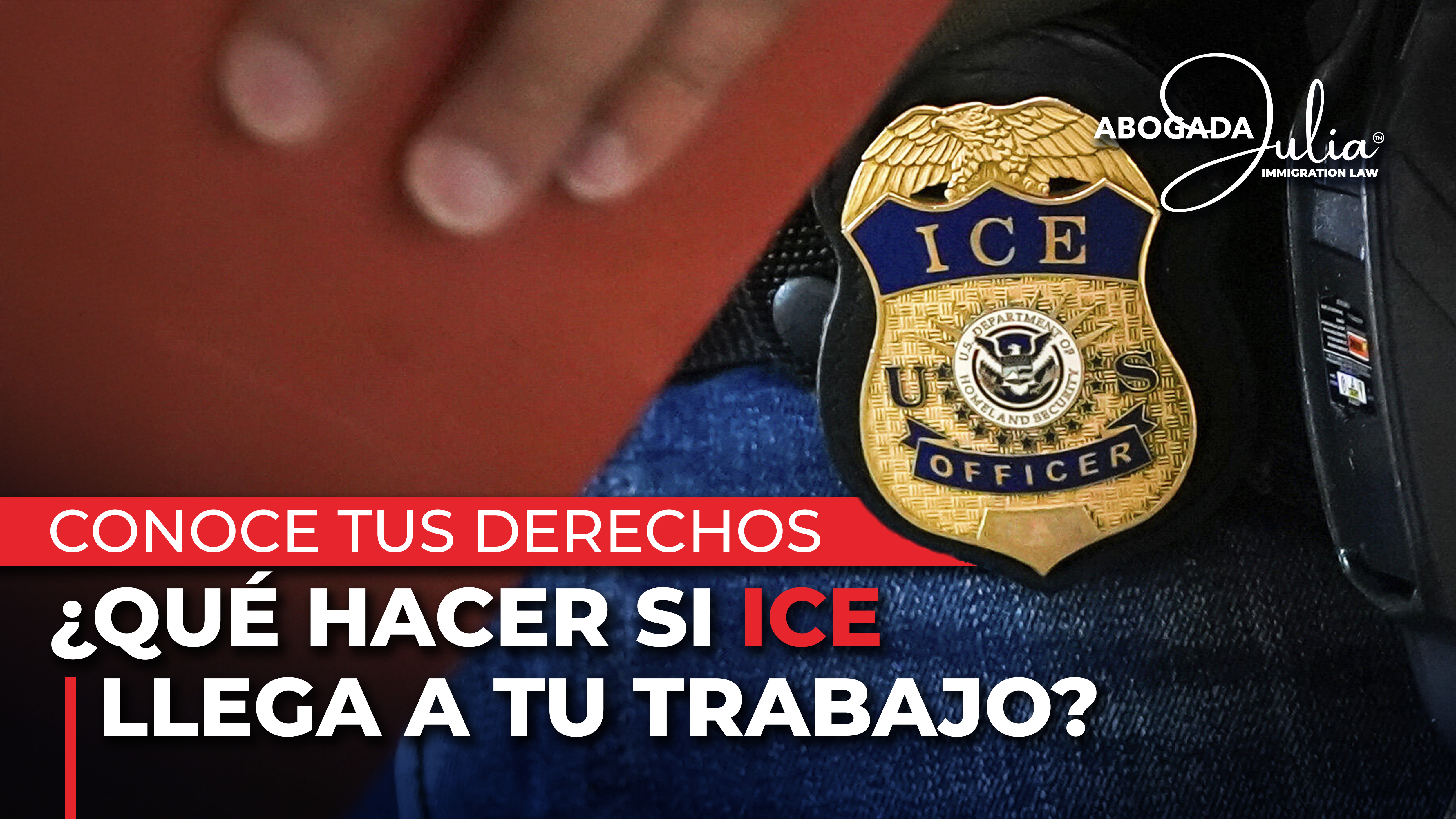 Conoce tus derechos: ¿Qué hacer si ICE llega a tu trabajo?