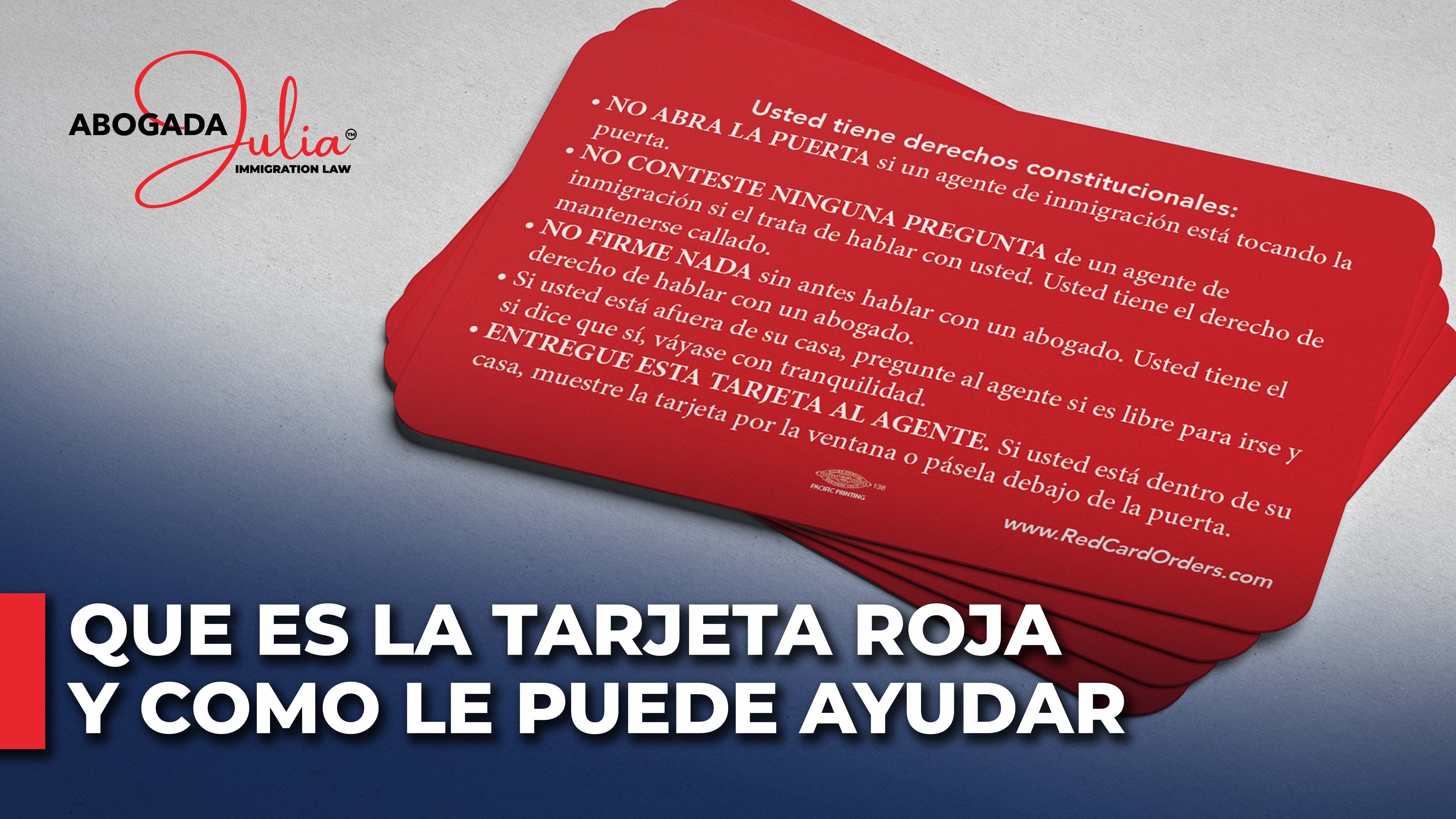 ¿Que es la Tarjeta Roja y Como le Puede Ayudar?