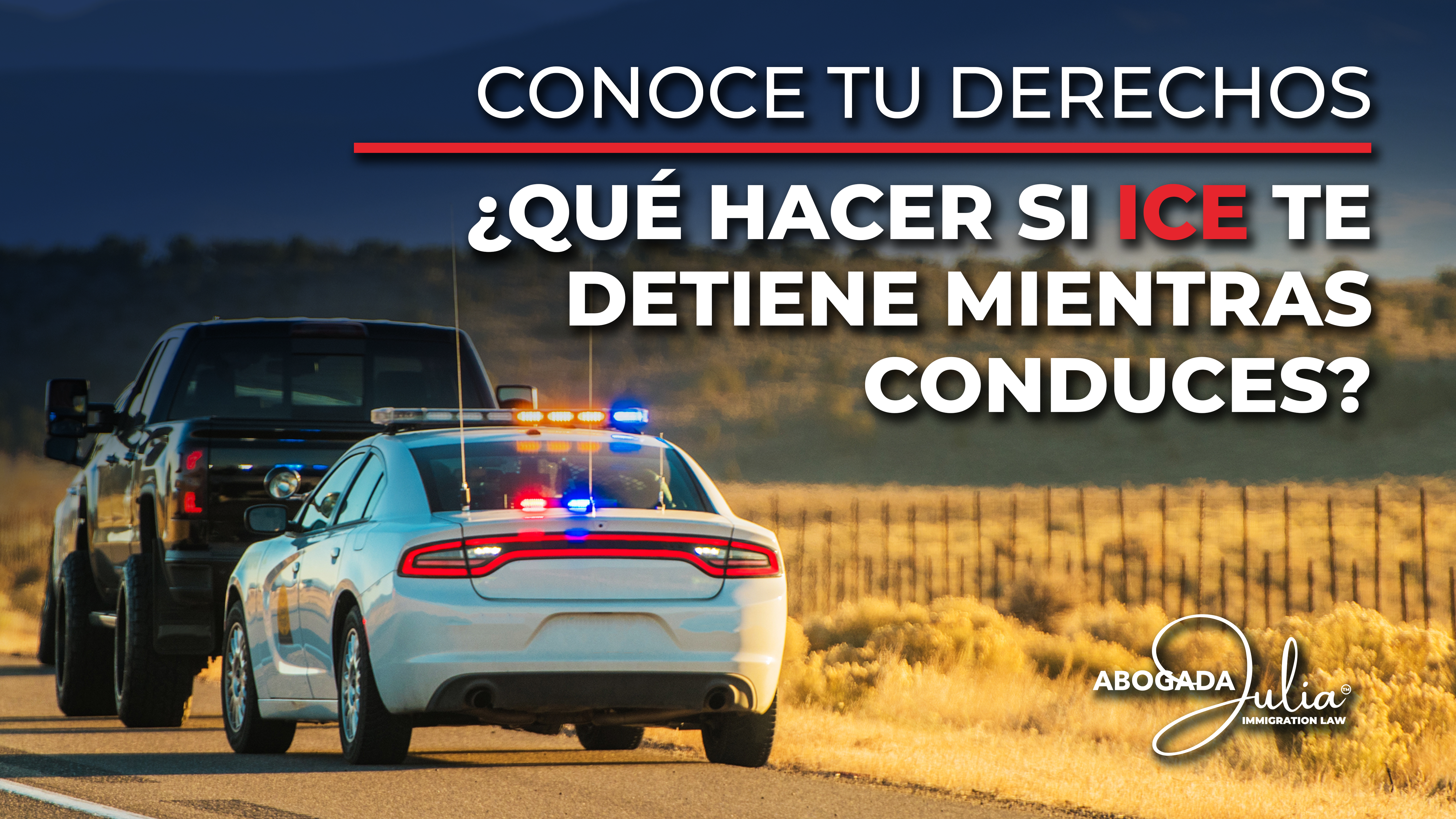 Conoce tus derechos: ¿Qué hacer si ICE te detiene mientras conduces?